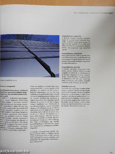 Rheinzink - alkalmazás az építészetben