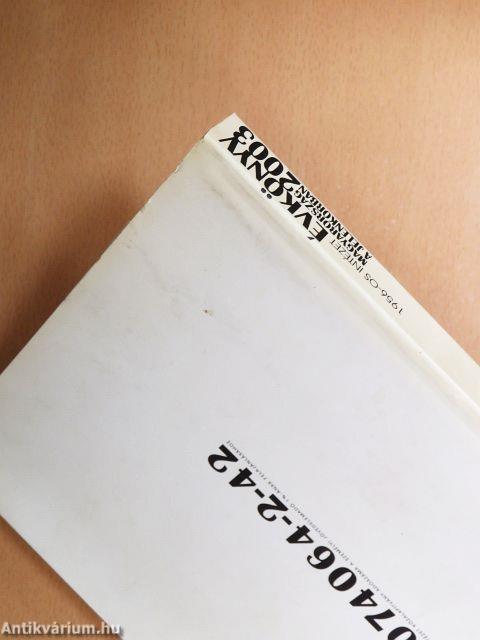 Évkönyv 2003