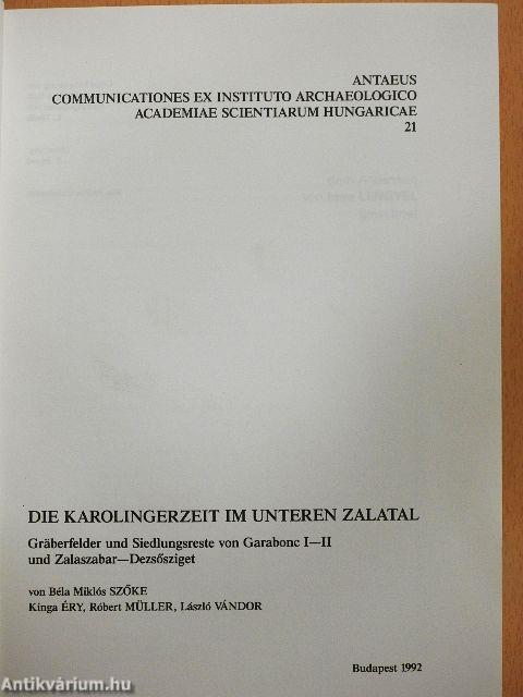 Antaeus - Communicationes ex Instituto Archaeologico Academiae Scientiarum Hungaricae 21/1992