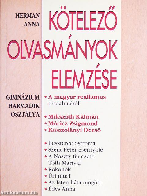 Kötelező olvasmányok elemzése 5.