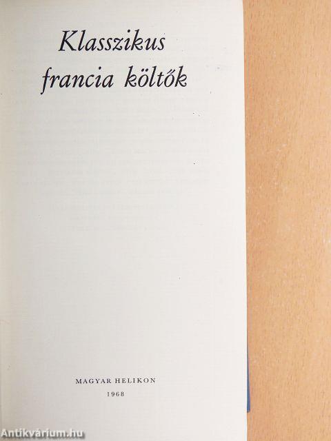 Klasszikus francia költők