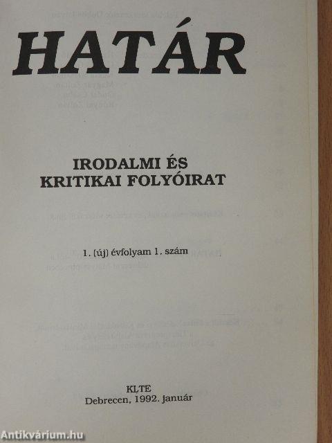 Határ 1992. január