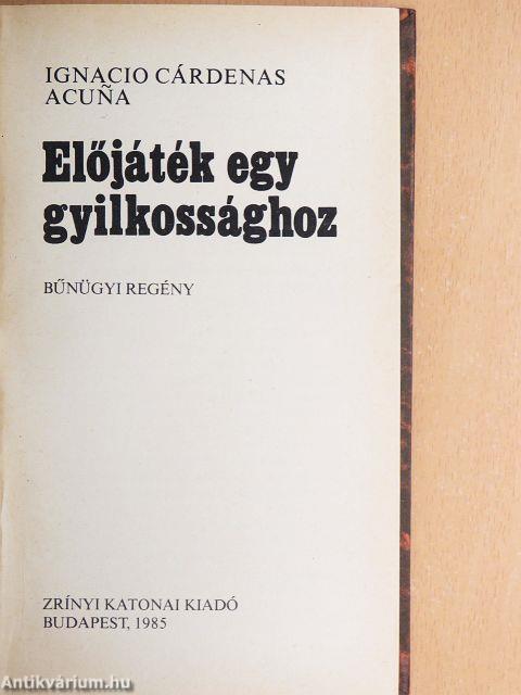 Előjáték egy gyilkossághoz