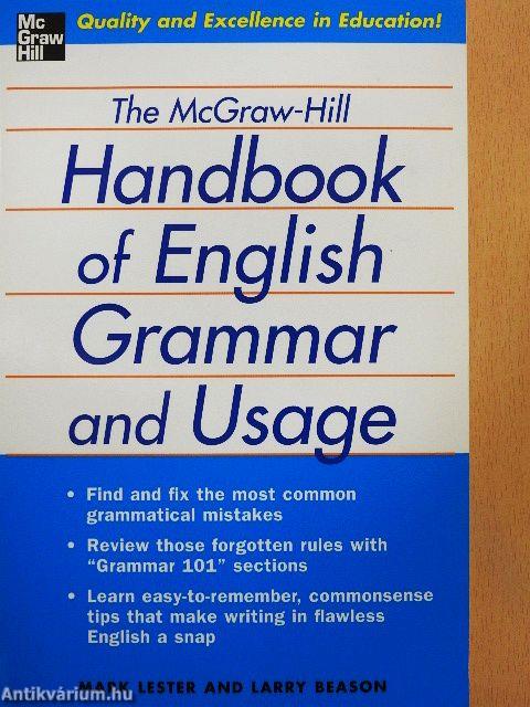 The McGraw-Hill Handbook of English Grammar and Usage