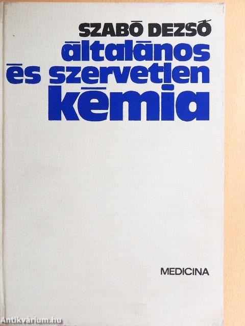 Általános és szervetlen kémia 