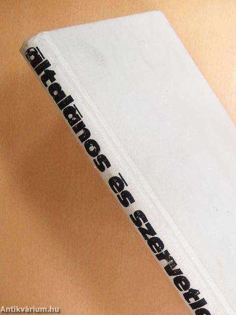 Általános és szervetlen kémia 