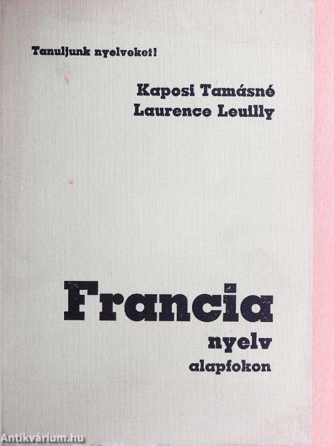 Francia nyelv alapfokon