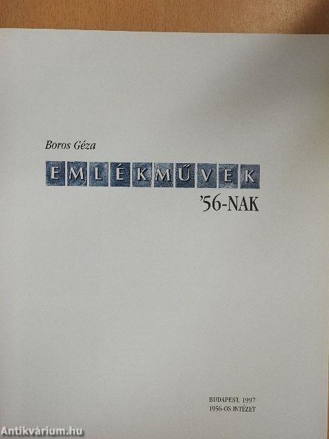 Emlékművek '56-nak