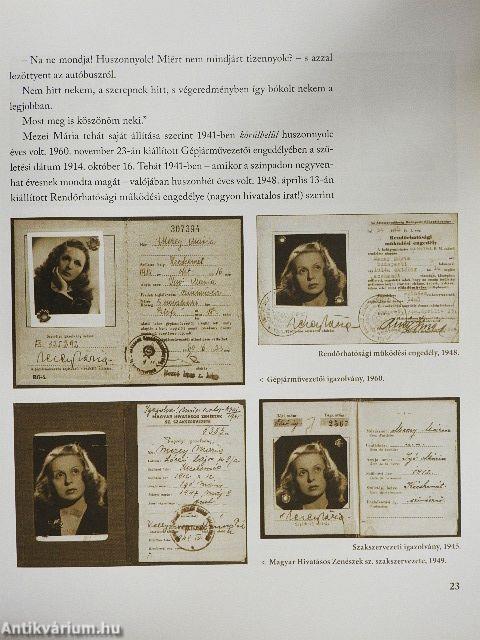 Mezei, Márai, Szerelem