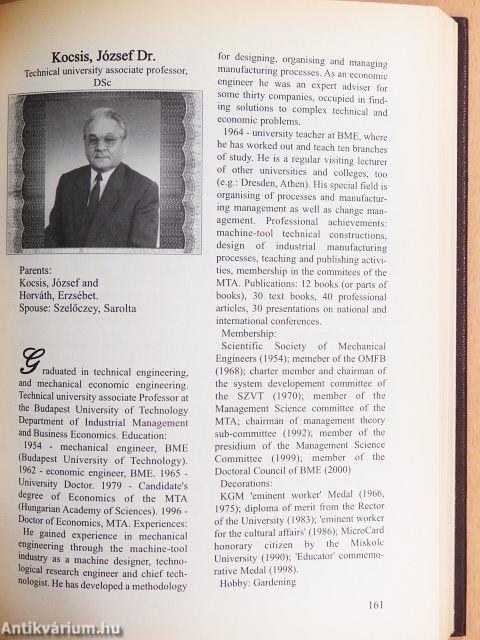 Ki kicsoda a magyar gazdasági életben 2005