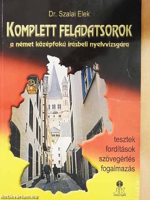 Komplett feladatsorok a német középfokú írásbeli nyelvvizsgára