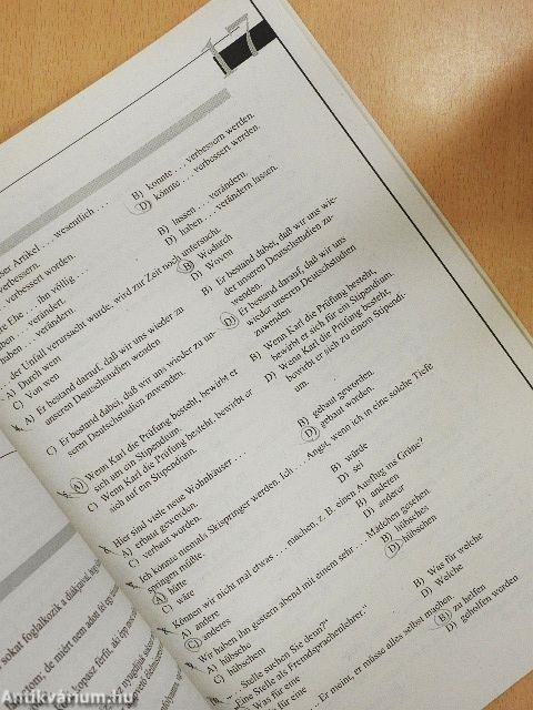 Komplett feladatsorok a német középfokú írásbeli nyelvvizsgára