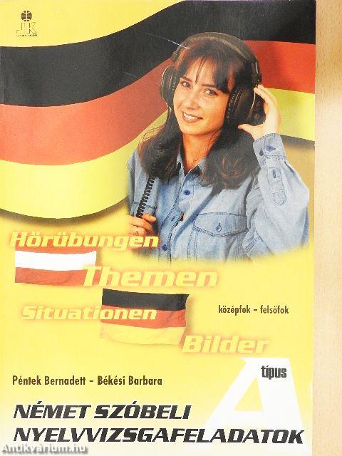 Német szóbeli nyelvvizsgafeladatok