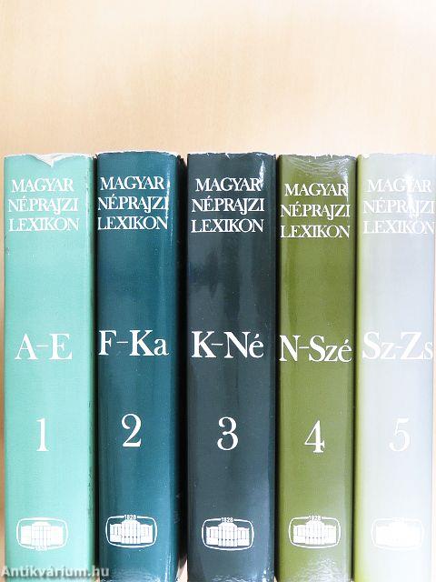 Magyar néprajzi lexikon 1-5.