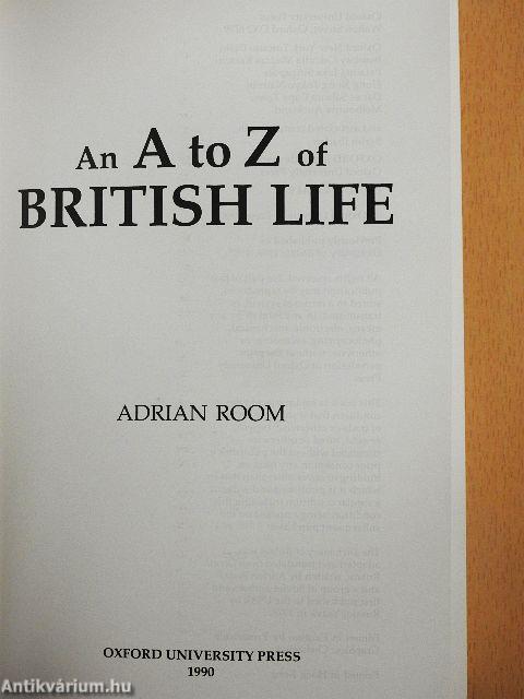 An A to Z of British Life