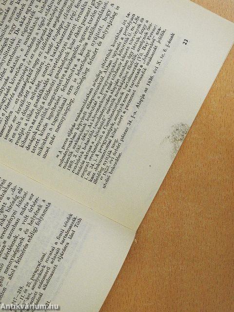 A birtokrendezési periratok