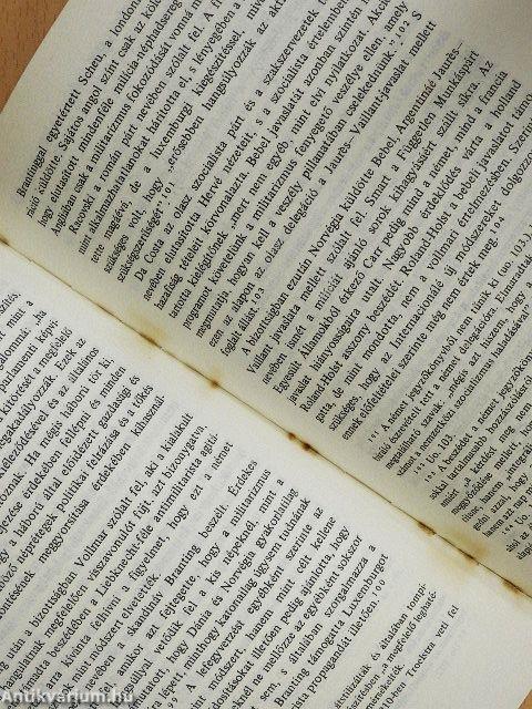 A háború és a gyarmati kérdés a II. Internacionálé 1907. és 1910. évi kongresszusán