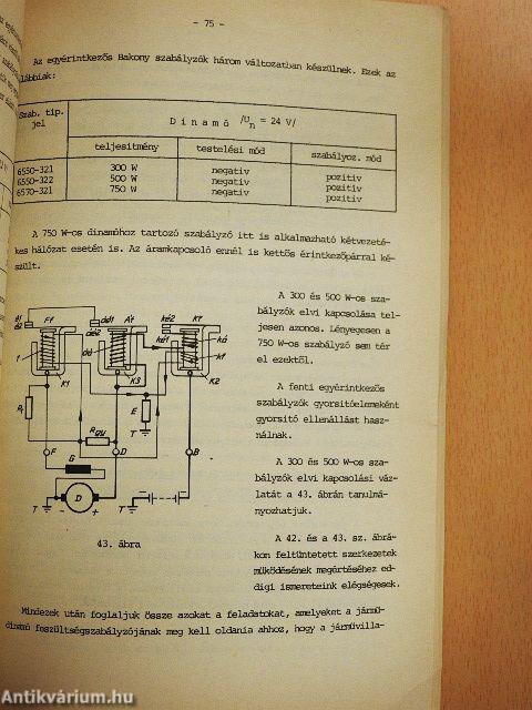 Elektro- és irányítástechnika III/1.