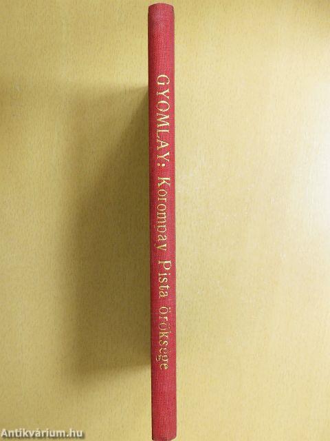 Korompay Pista öröksége