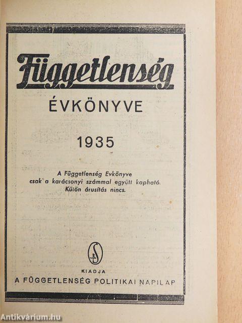 Függetlenség évkönyve 1935