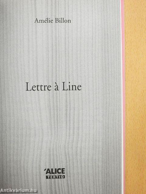 Lettre á Line