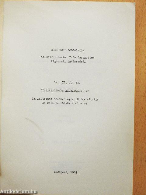 Régészeti dolgozatok 12.