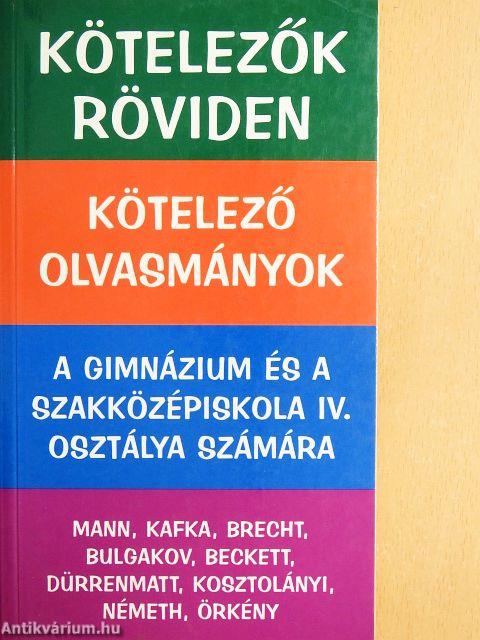 Kötelező olvasmányok