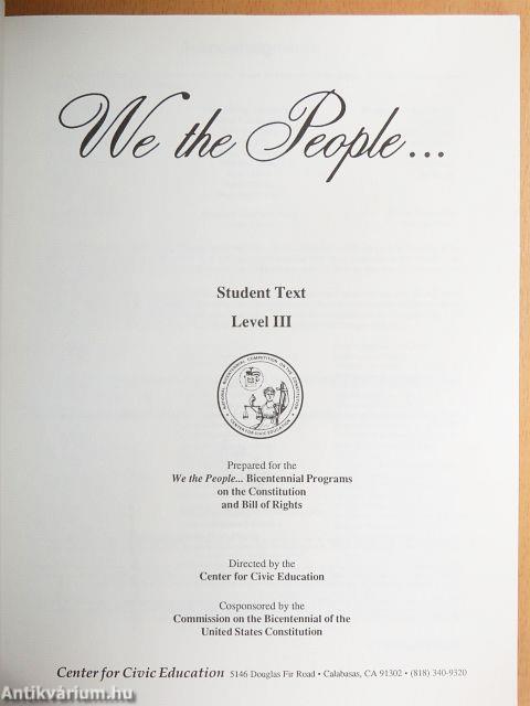 We the People...