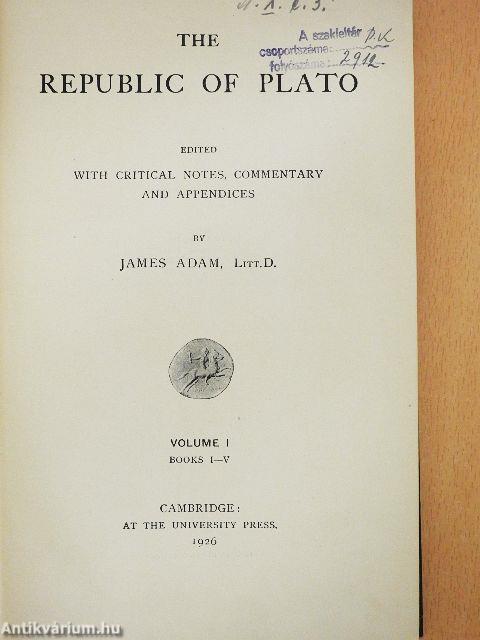 The Republic of Plato I.