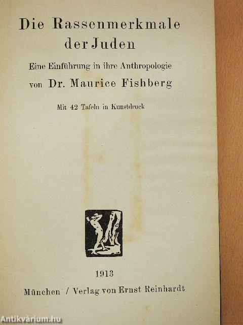 Die Rassenmerkmale der Juden