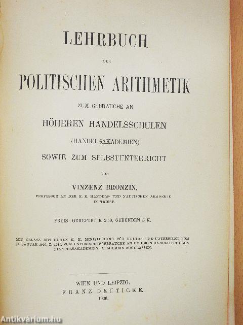 Lehrbuch der Politischen Arithmetik