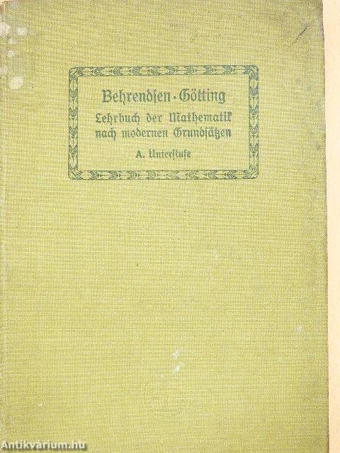 Lehrbuch der Mathematik nach modernen Grundsätzen (gótbetűs)