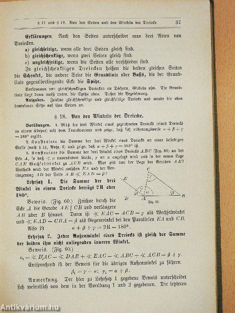 Lehrbuch der Mathematik nach modernen Grundsätzen (gótbetűs)