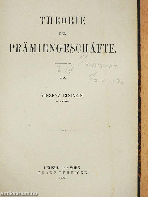 Theorie der Prämiengeschäfte