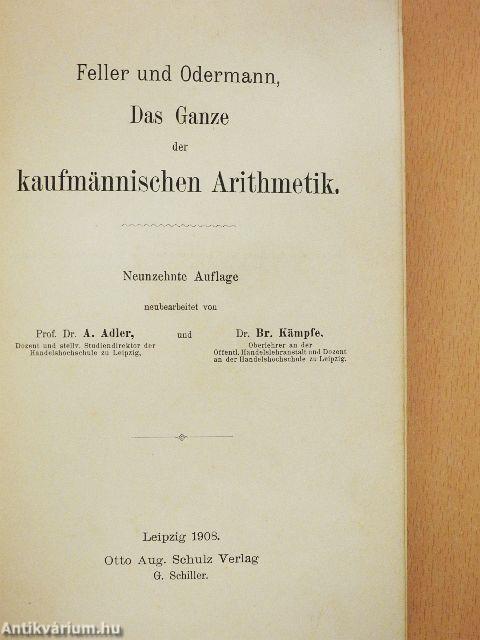 Das Ganze der kaufmännischen Arithmetik