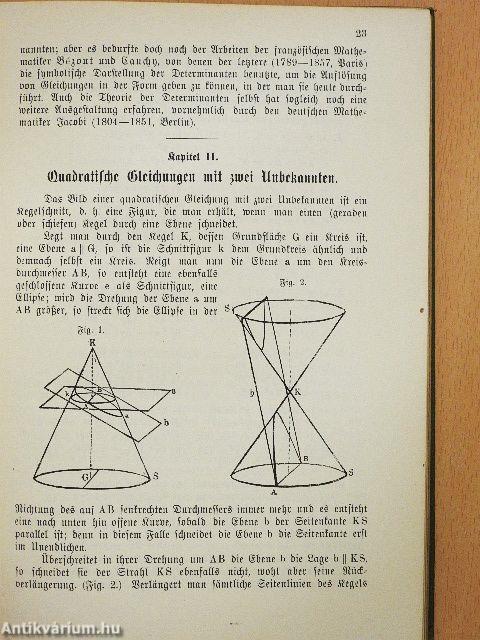 Lehr- und Übungsbuch für den Unterricht in der Arithmetik und Algebra II. (gótbetűs)