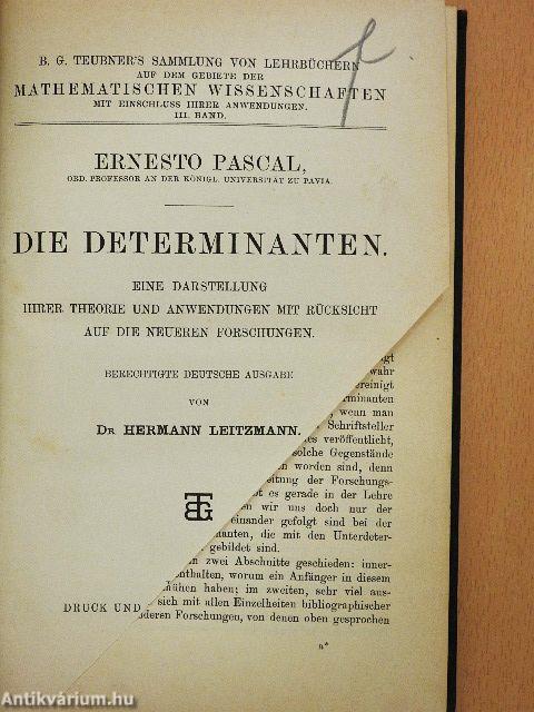 Die Determinanten