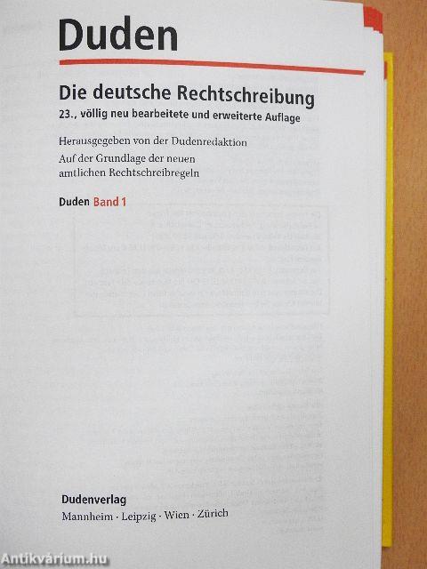 Duden - Die deutsche Rechtschreibung 1.