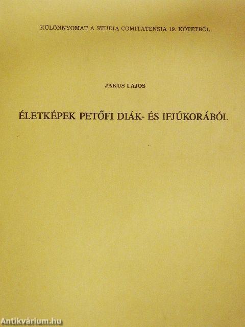 Életképek Petőfi diák- és ifjúkorából