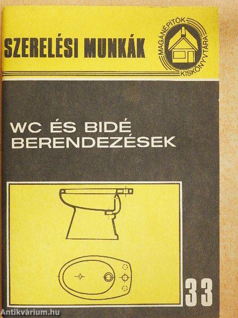 WC és bidé berendezések