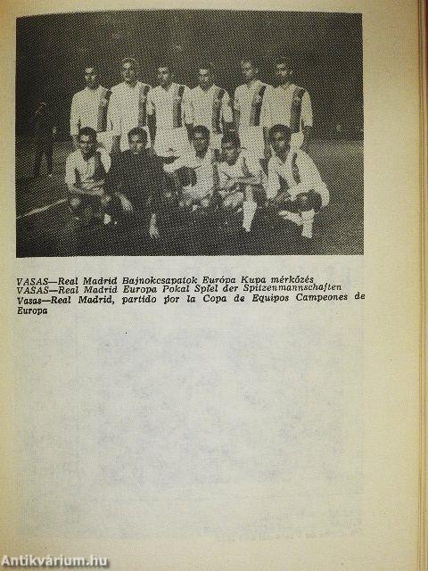 A VASAS labdarúgók krónikája