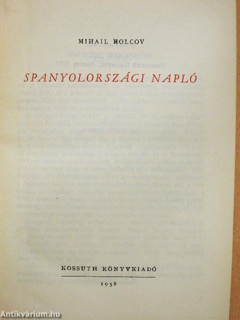 Spanyolországi napló