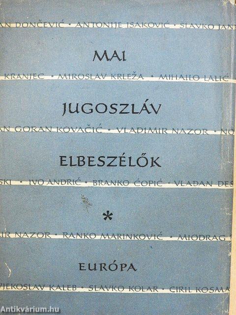Mai jugoszláv elbeszélők