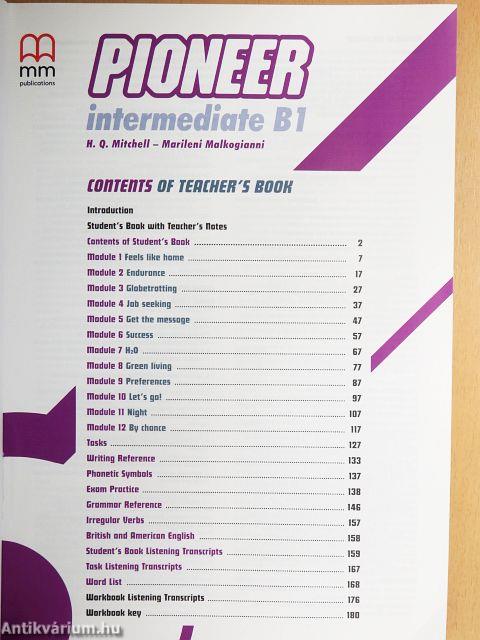 Pioneer - Intermediate B1 - Teacher's Book