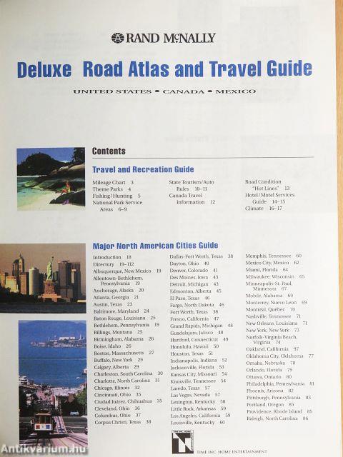 Deluxe Road Atlas and Travel Guide