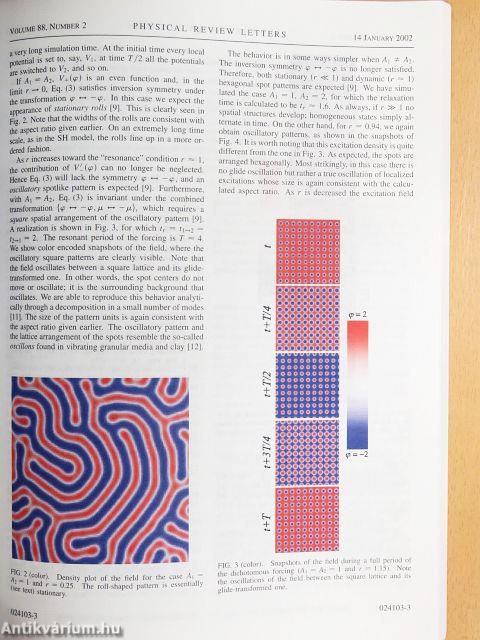 Physical Review Letters 14 January 2002