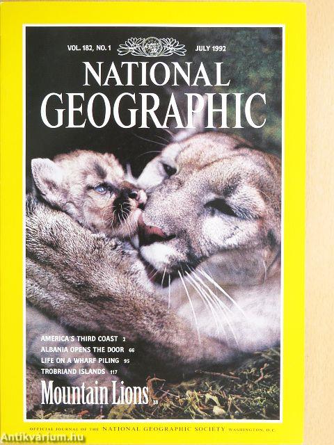 National Geographic July-December 1992 (fél évfolyam)