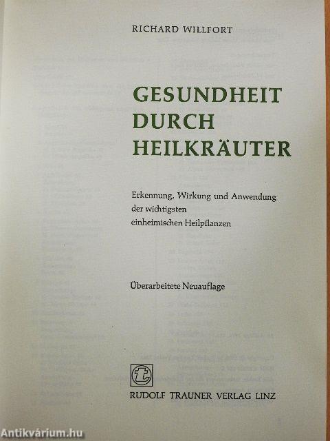 Gesundheit durch Heilkräuter