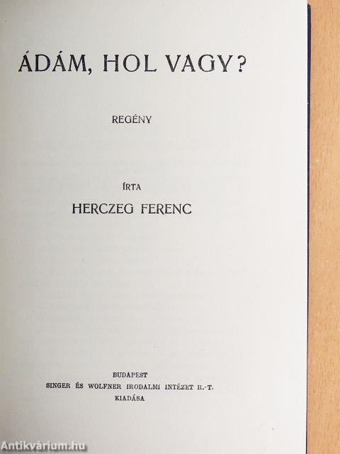 Ádám, hol vagy?