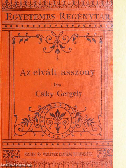 Az elvált asszony I-II.